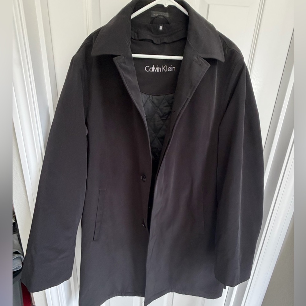 Calvin Klein Black Men's Dress Coat
